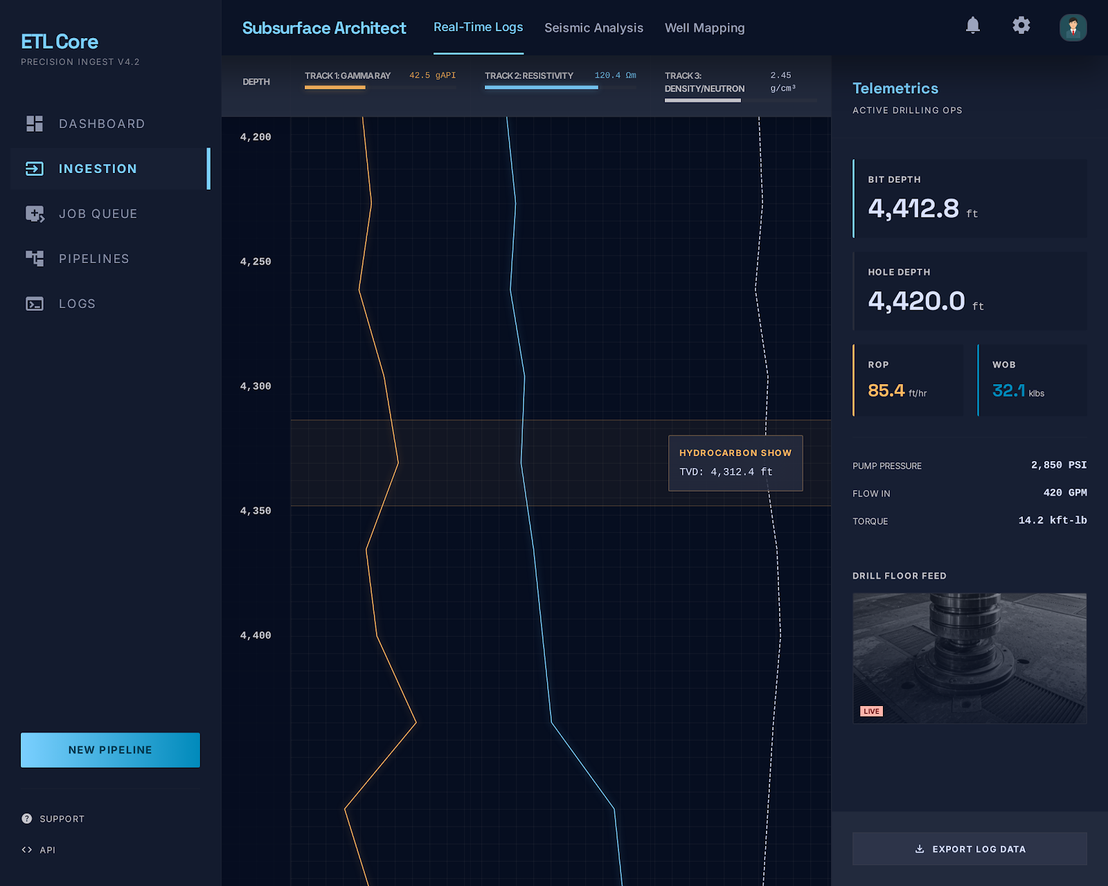 Drilling Guidance screenshot